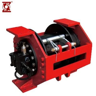 Truck Hydraulic Pulling Winch Factory for Heavy Equipment Transporters Russia