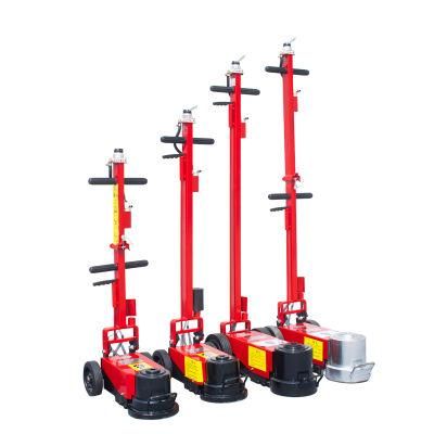 China Factory Supply 2 Stage 25/50 Ton Pneumatic Air Hydraulic Jack for Truck Lifting