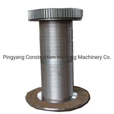 Customization Hoist Steel Wire Rope Groove Drum Spool Coiling Block Winding in Order Lebus Layer Winch Machining Custom Made