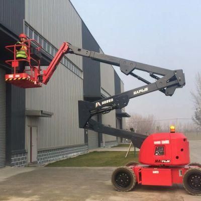 Factory Price Good Efficiency 14m Height Adjustment Electric Hydraulic Crank Arm Lift Platform with CE/ISO for Sale