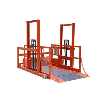 Niuli Forklift Warehouse Portable Dock Ramp Loading Goods