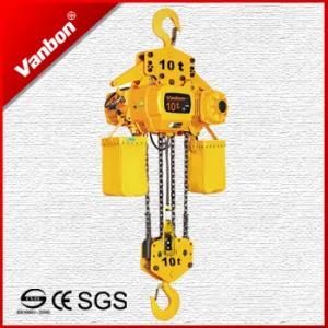10ton Electric Chain Hoist/ Hook Suspension Type Hoist