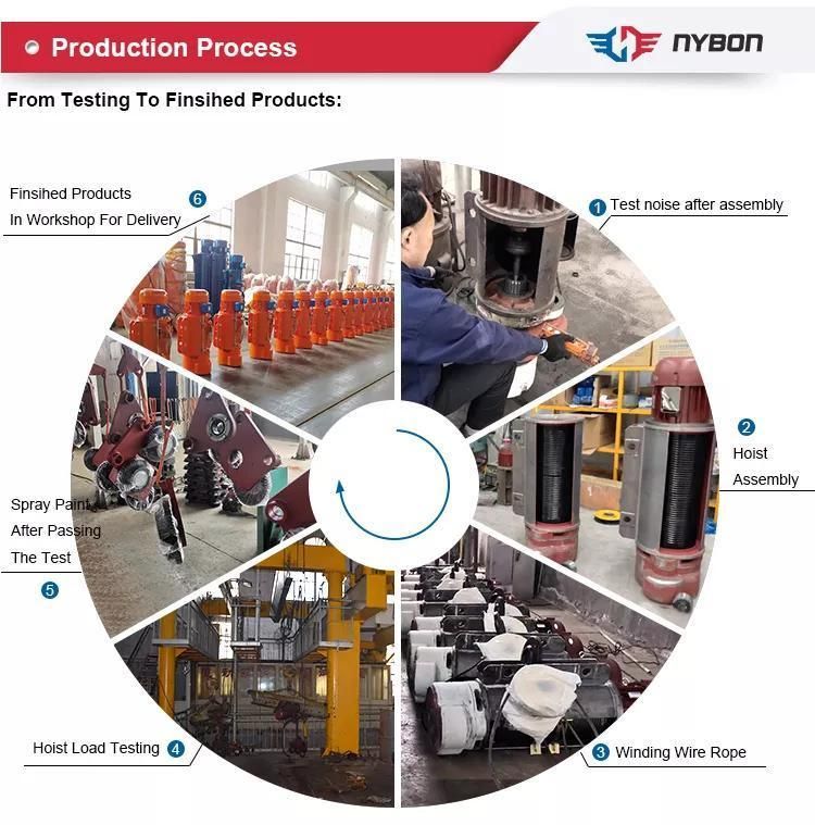 Factory Direct Sales of Wire Rope Electrical Hoist