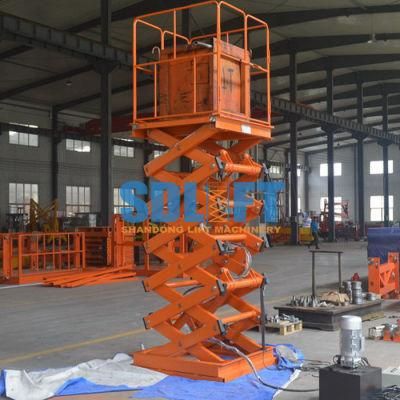 Factory Price Customized Mobile Small Hydraulic Scissor Cargo Lift