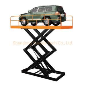 2000 Kg 2.5 M Hot Sale Hydraulic Scissor Car Lift for Garage or Car Parking