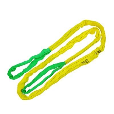 Industrial Double Buckle Sling Double Buckle Ring Sling 3 Tons 5t10 Tons Lifting Circular Flexible Sling Sling