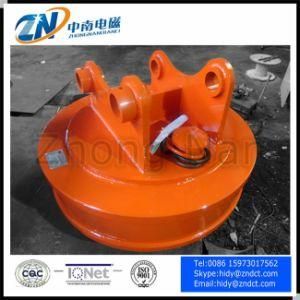 620kg Self-Weight Lifting Magnet Mount on Excavator Emw5-80L/1