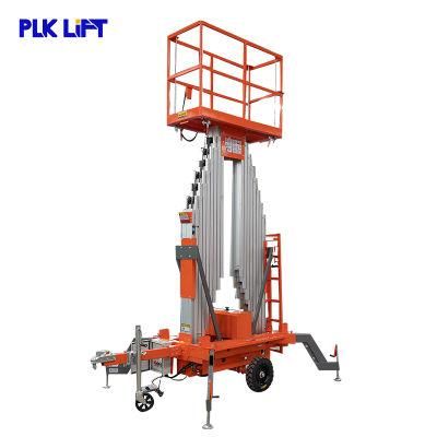 Two Post Vertical Man Lifting Aluminum Alloy Work Platform