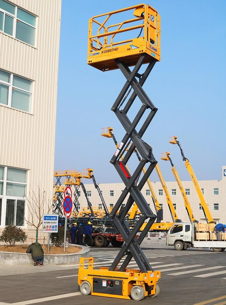 Samll Aerial Work Platform 8m Scissor Lift Xg0807HD