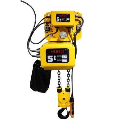 1000 Kg 1 2 3tons Used Electric Chain Block Hoist Price