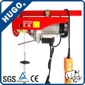 1000kg 1ton 1t Mini Electric Winch Double Cable with Motorized Trolley