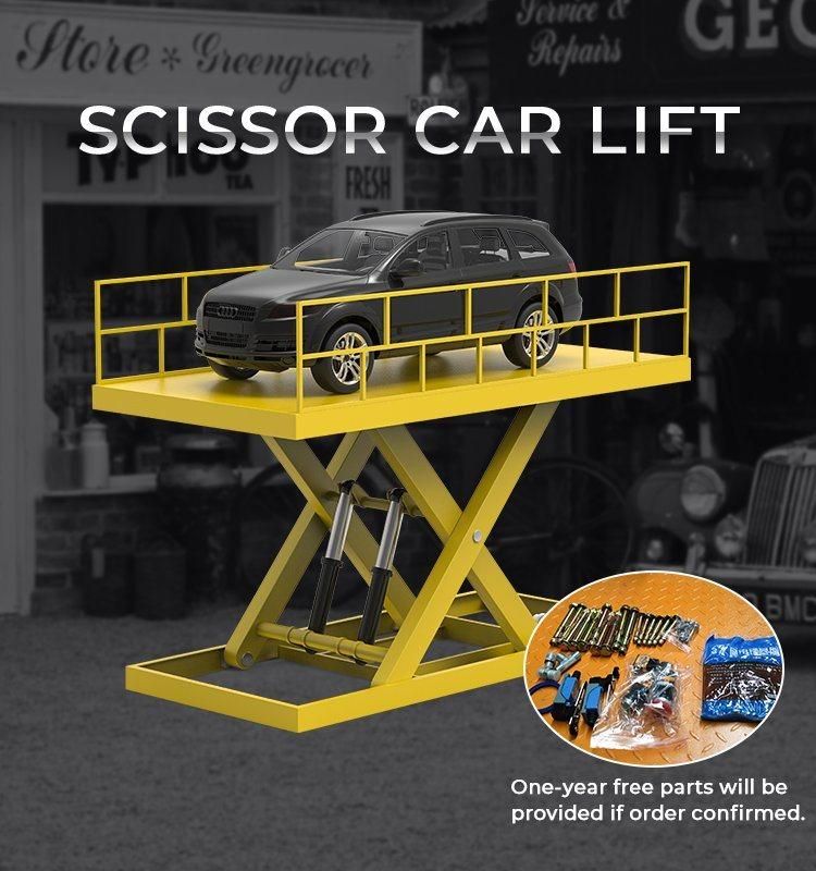 Stationary Hydraulic Car Lift Scissor Used