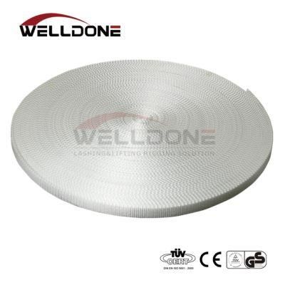 25mm 30mm 35mm 45mm 50mm 75mm 100mm White Tie Down/Polyester/Flat/Textile Sling Webbing