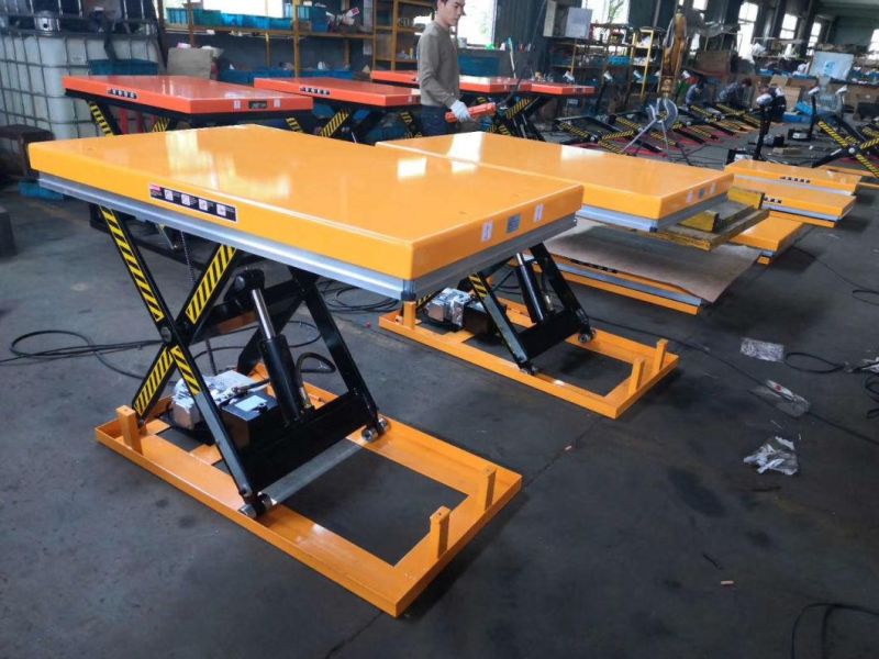 Industrial Supply Single Scissor Mobile Lift Table with Good Price