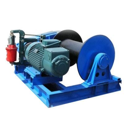 Low Noise Pull Lift Winches Wire Rope Single Drum Hoist Winch