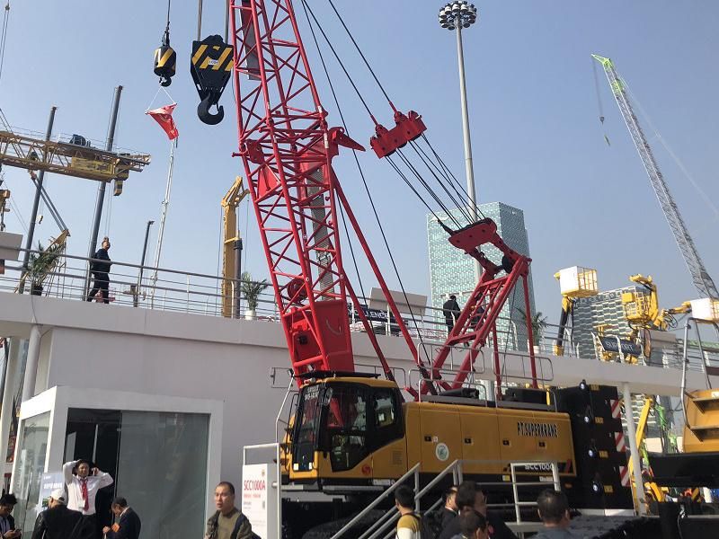 Popular Selling Chinese 75 Tons Crawler Crane Lifting Crane Scc750e