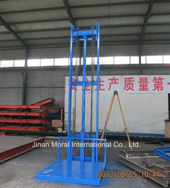 2000kg Hydraulic Vertical Cargo Platform Lift for Warehouse