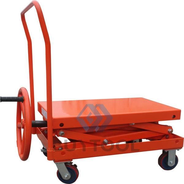 Manual Lift Table Truck Without Hydraulic Pump