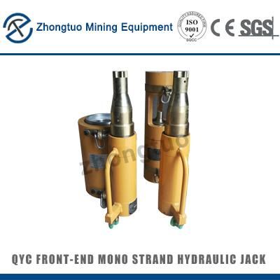Qyc Hydraulic Post Tension Single Anchor PC Strand Stressing Jack