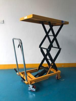 350kg/770lbs Capacity EU Type Manual Hydraulic Scissor Lift Table