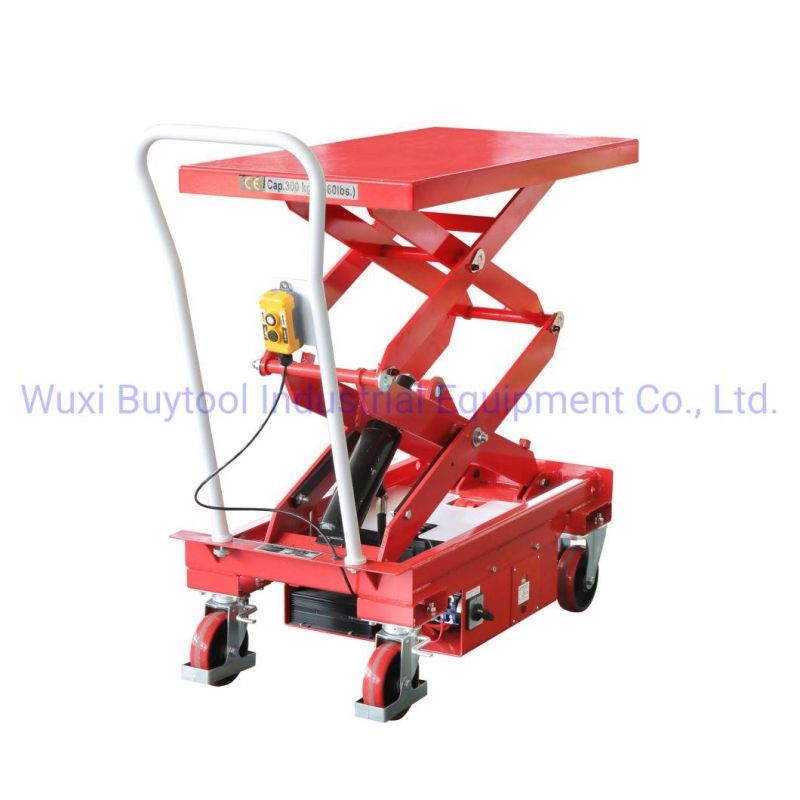 Movable Electric Hydraulic Portable Scissor Lift Tables with Wheels