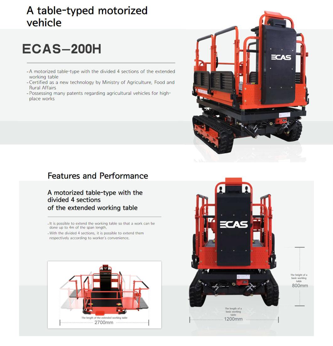 Liftable Platform Self-Propelled Electric Vehicle Suitable for Orchard Farm