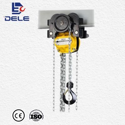 Small MOQ Lifting Hoist Chain Hoist 1 Ton Chain Pulley Block for Lifting Hoist Chain Block Manual Chain Block