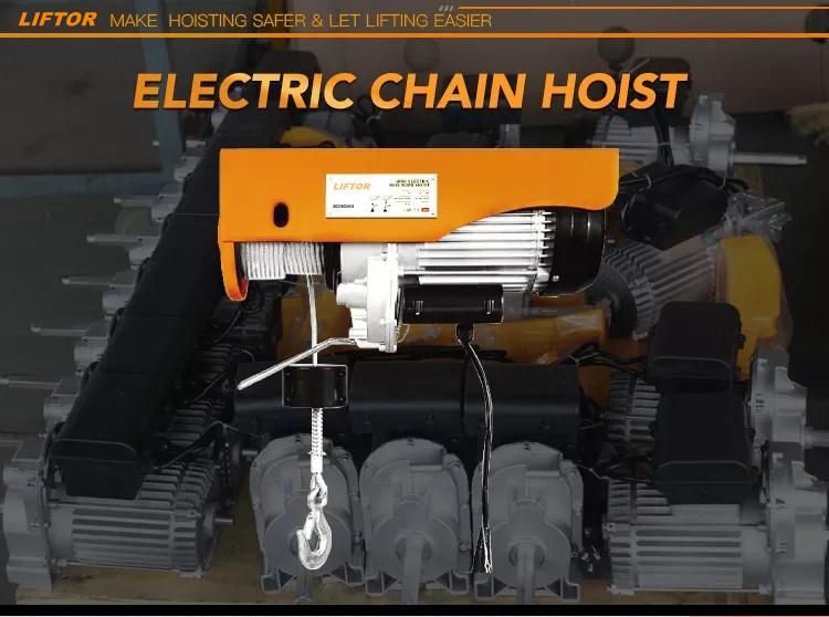 Portable Wire Rope Sling Cheap Prices Mini Electrical Wire Rope Hoist