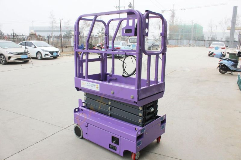 Indoor Outdoor Use Small Size Self Mobile Scissor Lift Platform