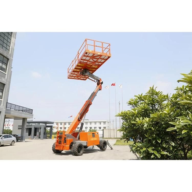 Automatic Leveling Platform Dingli 20m Diesel Engine Boom Lifts Gtbz20su