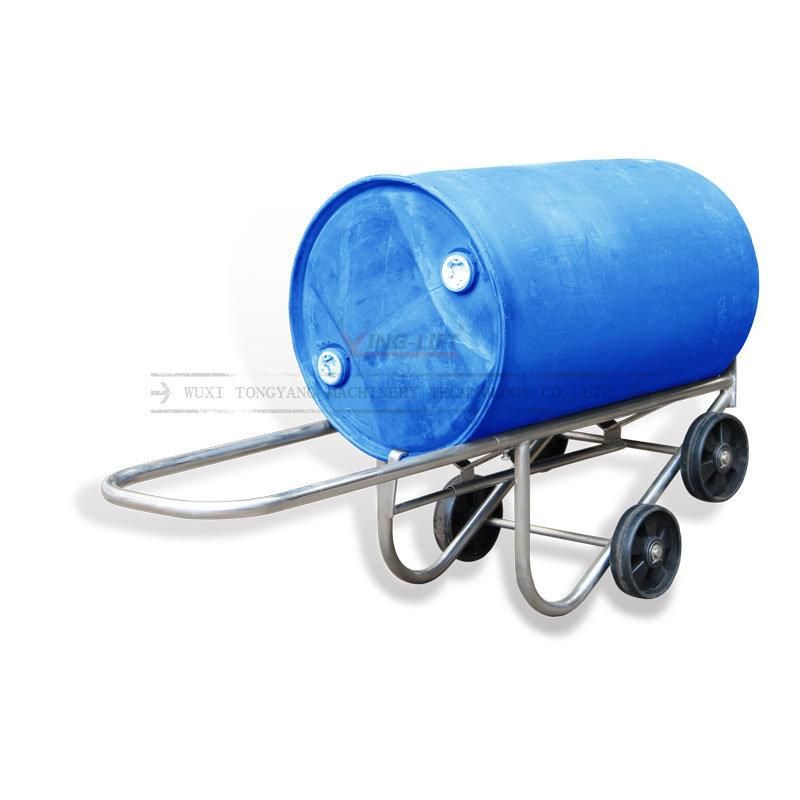Manufacturer Load Capacity 350kg 304 Stainless Steel Drum Cradle Transporter