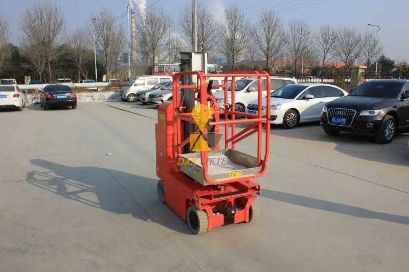 Two Control Panels Easy Operation Self-Propelled Aluminum Alloy Lift Machine