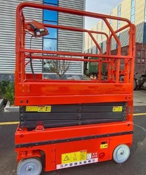 Electric Powerd Vertical Lifting Scissor Self-Moving Lift Platform