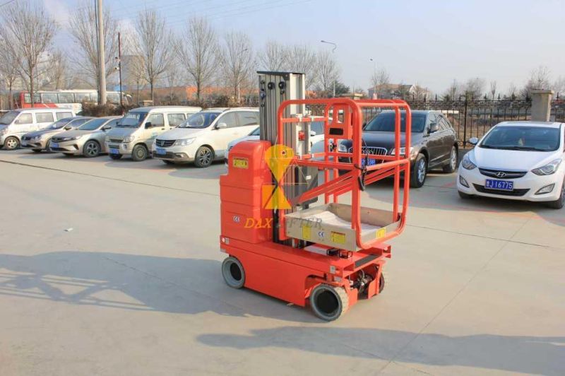 Indoor Outdoor Aerial Work DC Power Hydraulic Lifting Machine with CE Approval