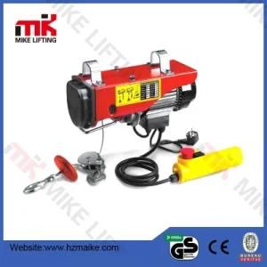 Mini Electric Winch Wire Rope Hoist Portable Crane Lifter