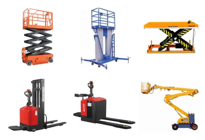 2021 New Stock Tracked Electric Crawler Man Scissor Lift Platform Hydraulic Vertical Aerial Work Platform