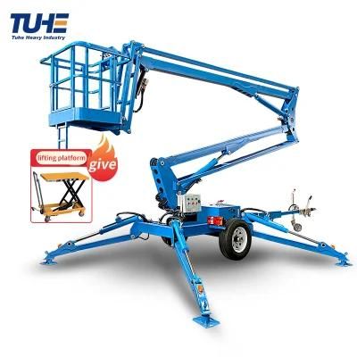 8m 10m 12m 14m 16m 18m 20m 22m Hydraulic Man Lift Mobile Bucket Aerial Work Towable Articulated Telescopic Cherry Picker Spider Boom Lift