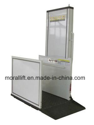Hydraulic stationary wheelchair accessible lift with CE