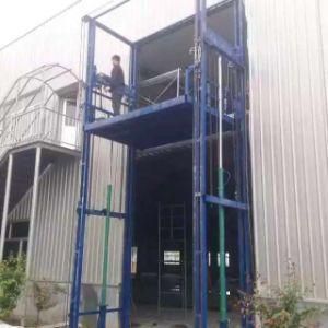 Hydraulic Stationary Guide Elevator Machine Cargo Lift