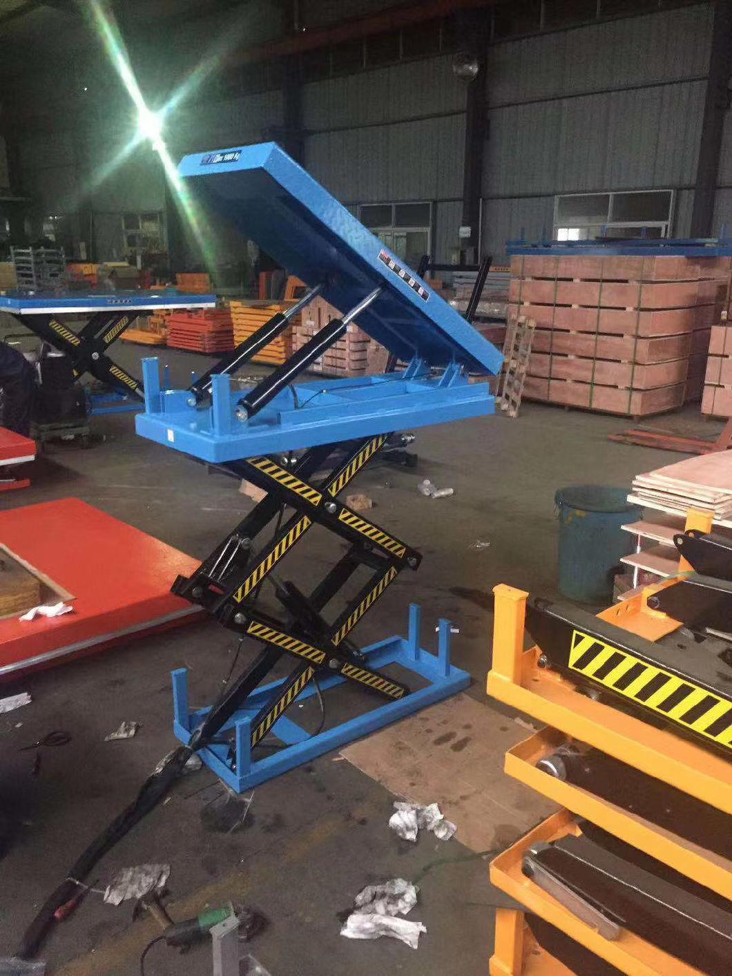 China Daxlifter Construction Equipment Hydraulic Electric Two Scissor Lift Table