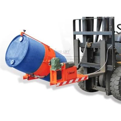HK300 Drum Tilter Electric Rotation Fork Mounted Drum Carrier