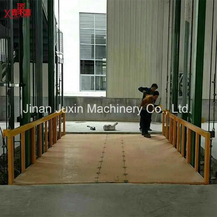 Hydraulic Residential Warehouse Vertical Guide Rail Cargo Lift /Goods Lift Price