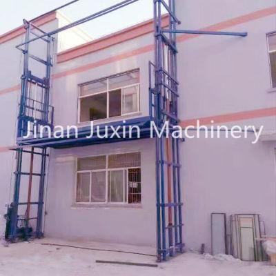 Sjg Model Guide Rail Chain Cargo Lift