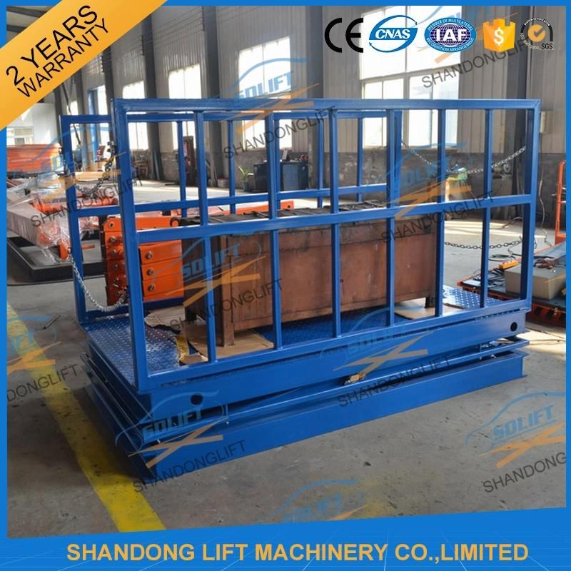 Stationary Hydraulic Raising Platform