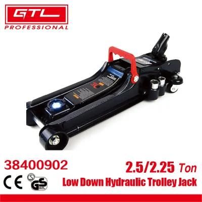 2.25ton Low Dowm Hydraulic Floor Jack with 360&deg; Rotating Handle LED Light