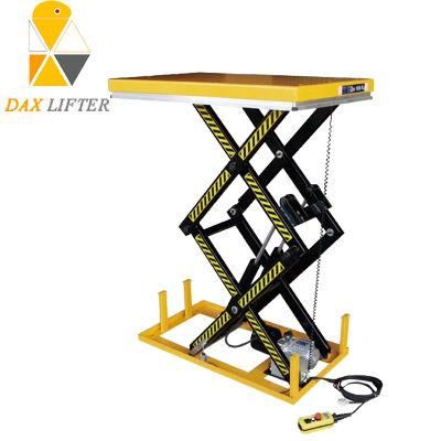 China Manufacturer Double Scissor Customized Load Hydraulic Lift Table