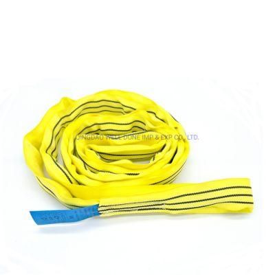 High Quality 3t Yellow Polyester Endless Lifting Round Sling En1492-2