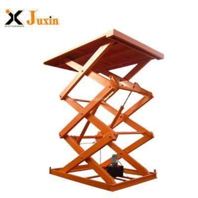 2019 Ztsjg Scissor Type Portable Hydraulic Used Car Lifts for Sale Stationary Scissor Elevator