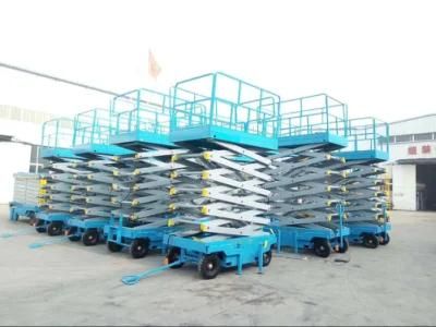 0.5t Half Electric Scissor Lift with Lift Height 8m