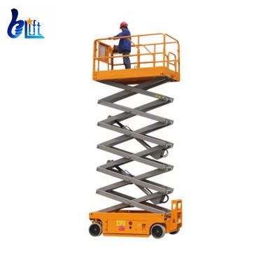 8m Hydraulic Aerial Man Drywall Work Lifts Electric Mobile Scissor Lift